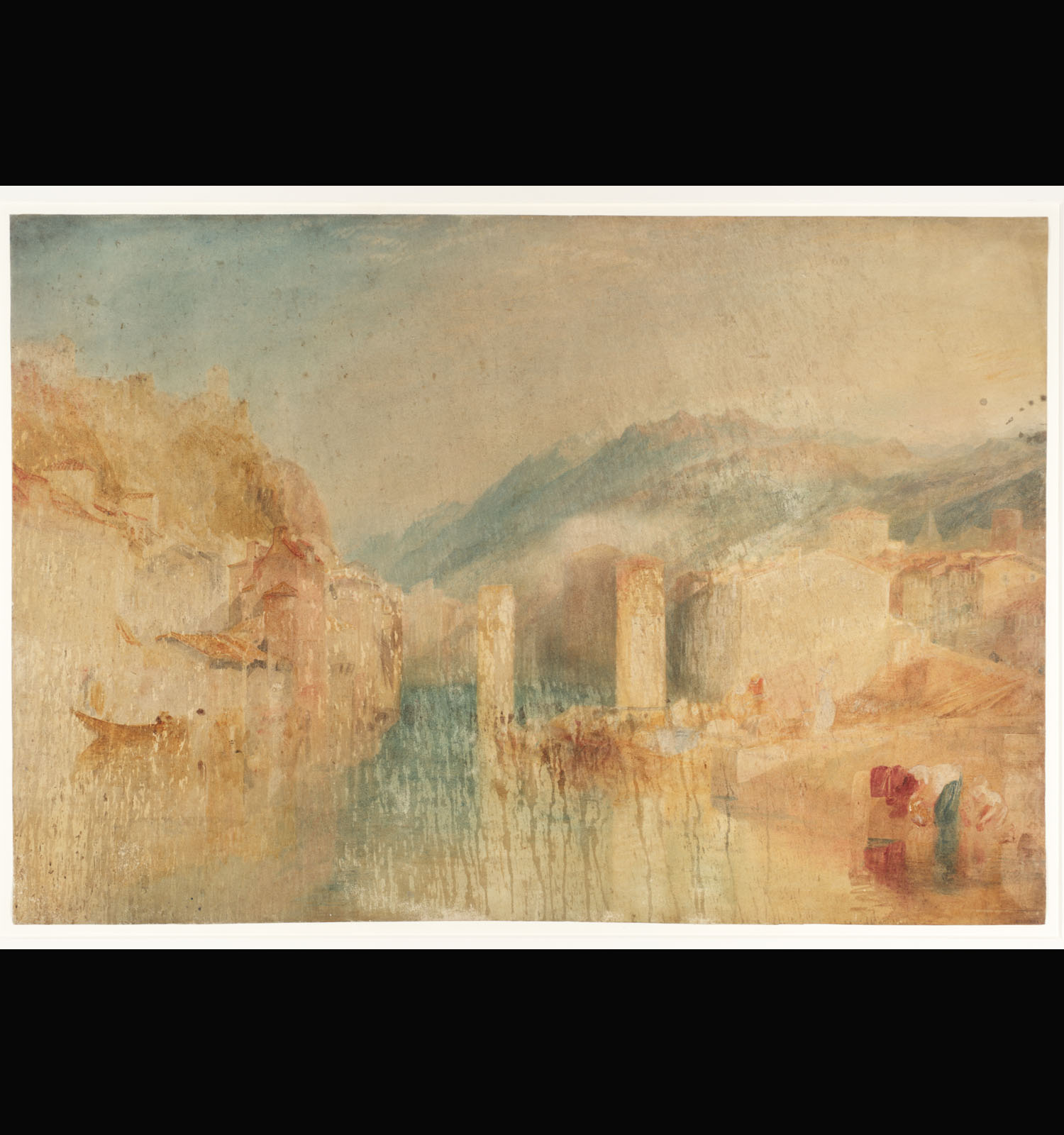 Joseph Mallord William Turner, Pont de Grenoble (cap a 1824). Tate: Accepted by the nation as part of the Turner Bequest 1856