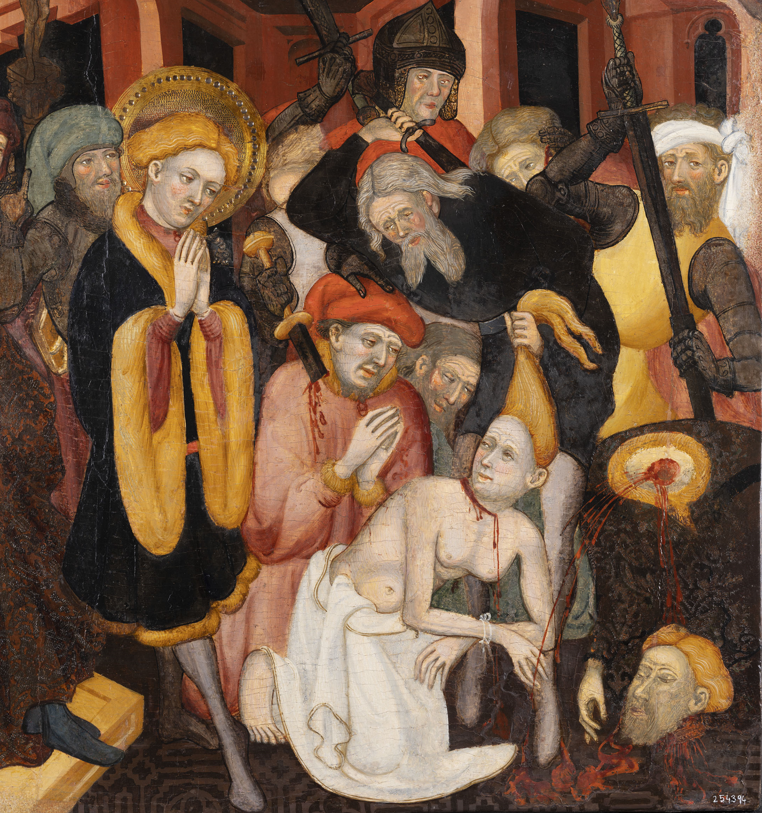 Decapitació dels familiars de sant Hipòlit, Lluís Borrassà, cap a 1419-1420 Decapitació dels familiars de sant Hipòlit, Lluís Borrassà, cap a 1419-1420
