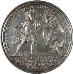 Medalla conmemorativa de la victoria de Lleida, 1710