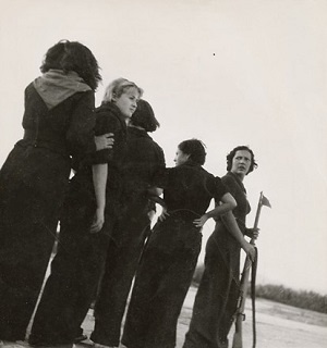 Gerda Taro. Milicianes