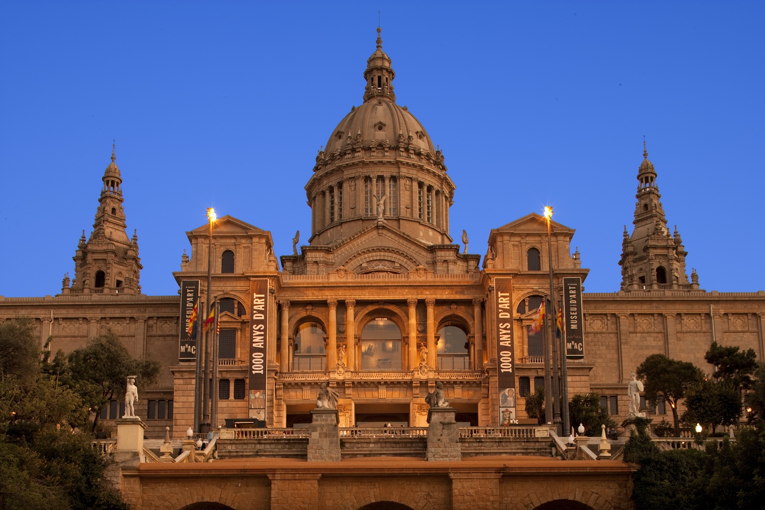 Museu Nacional d&#039;Art de Catalunya, façana