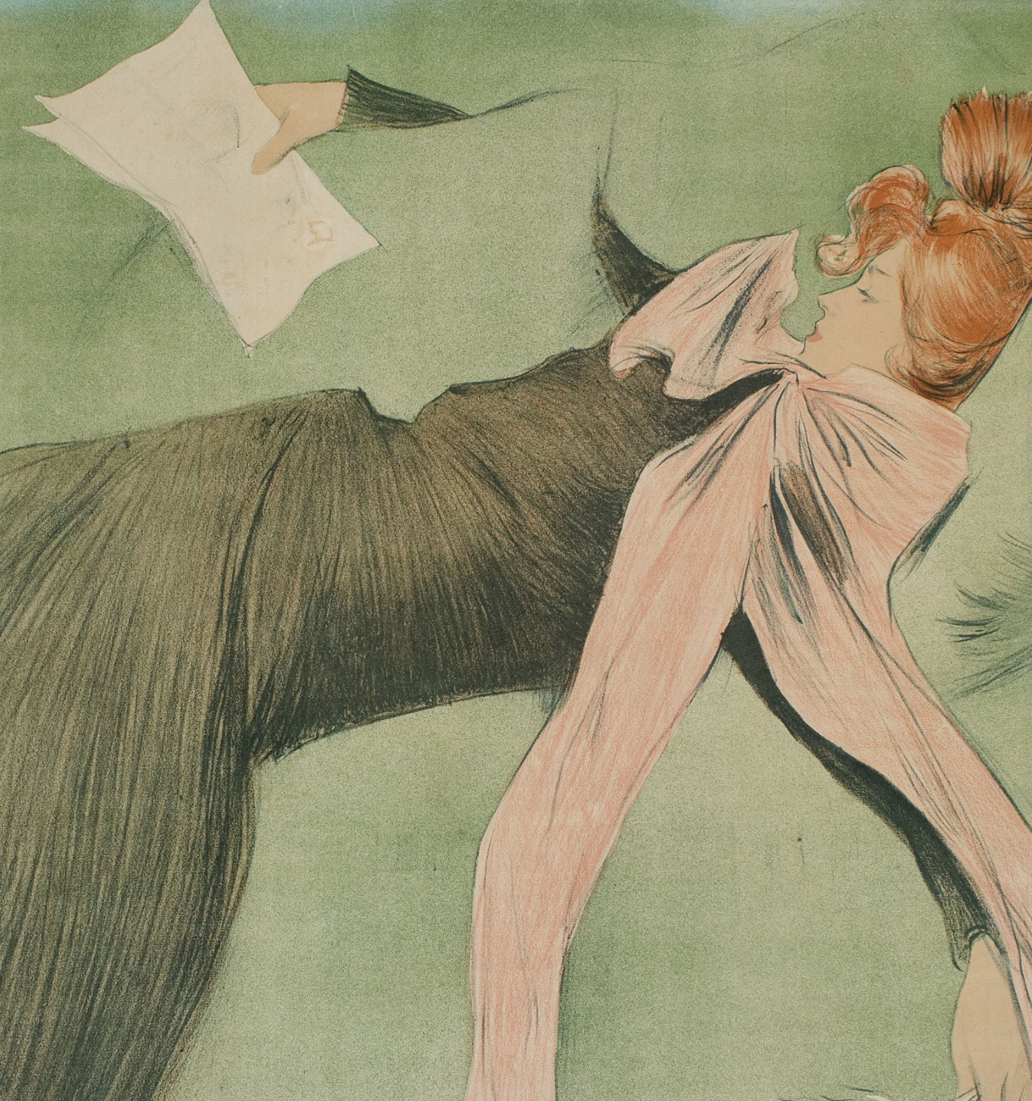 Pèl &amp; Ploma (detall), Ramon Casas, 1899