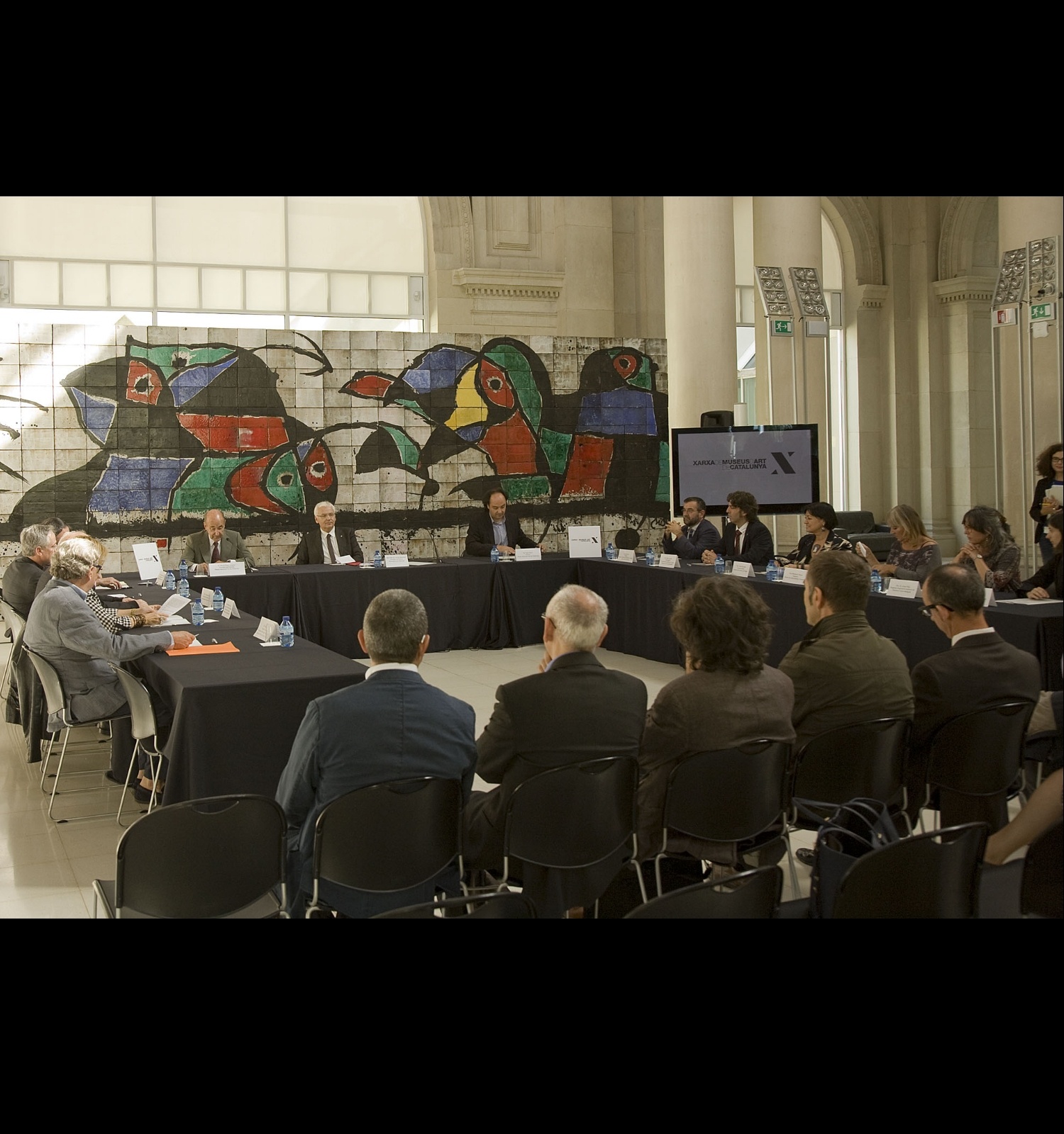 Signatura de la constitució de la Xarxa de Museus d&#039;Art