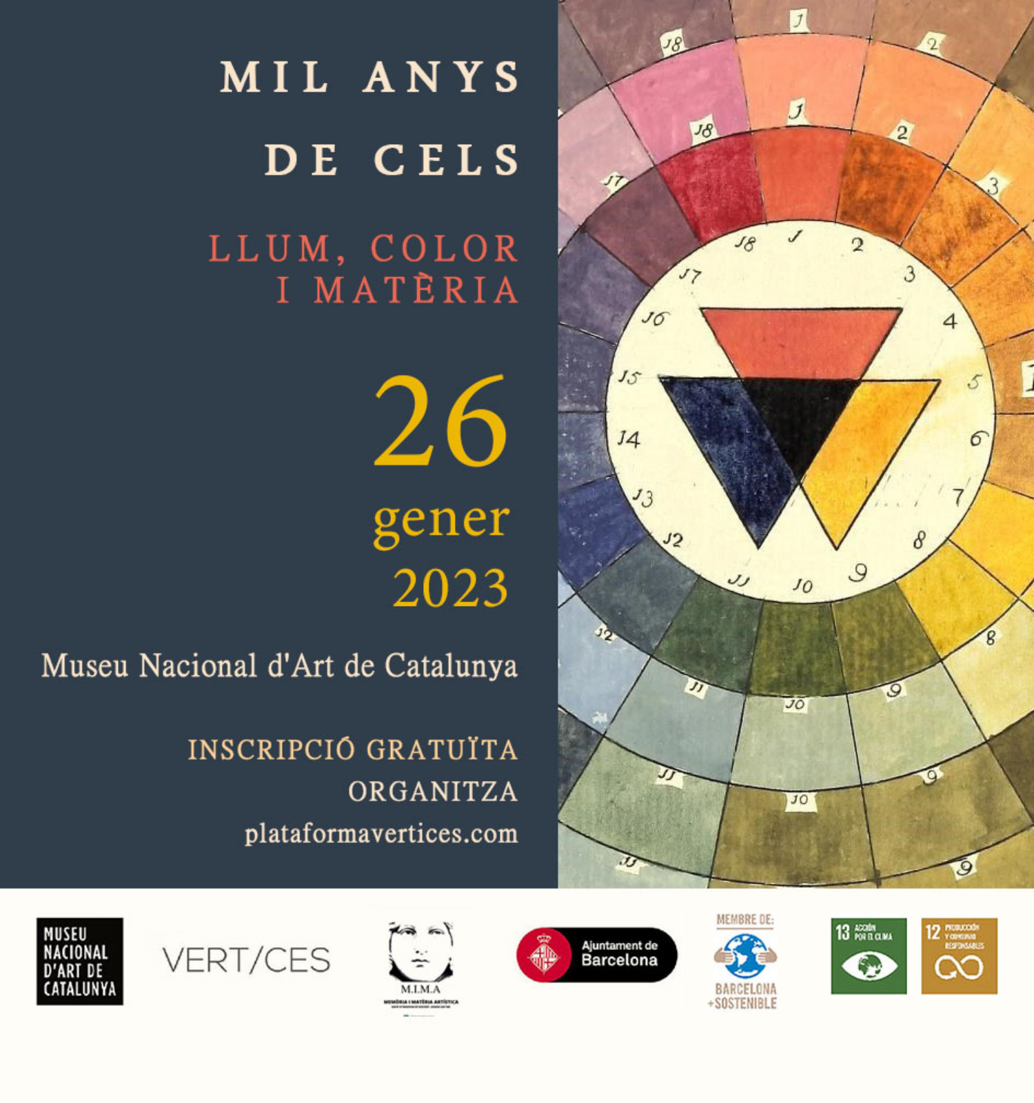 Mil anys de cels. Llum, color i matèria