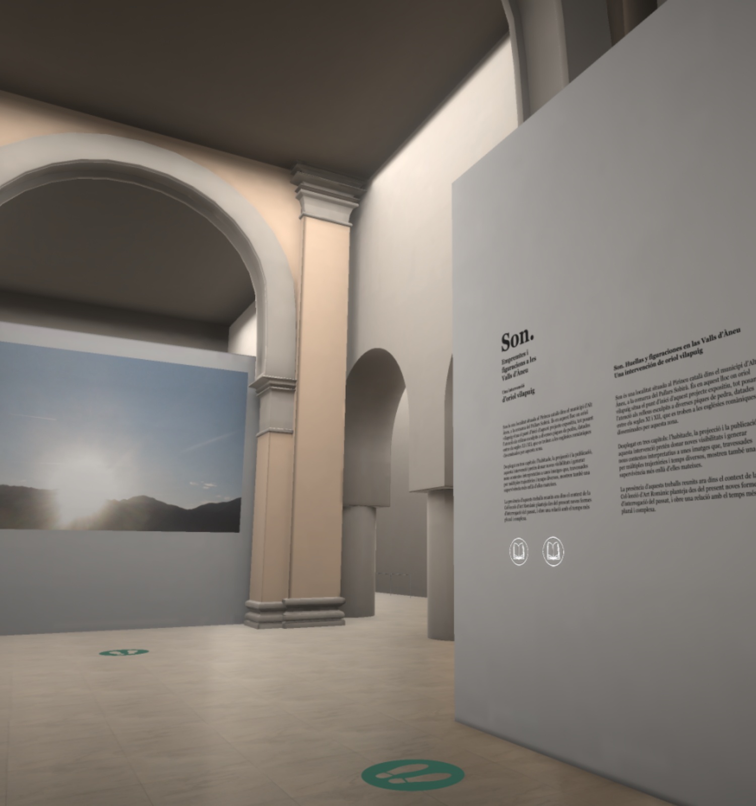 Visita virtual a l'exposició Son. Empremtes i figuracions a les Valls d’Àneu. Una intervenció d’oriol vilapuig Visita virtual exposició Son - oriol vilapuig