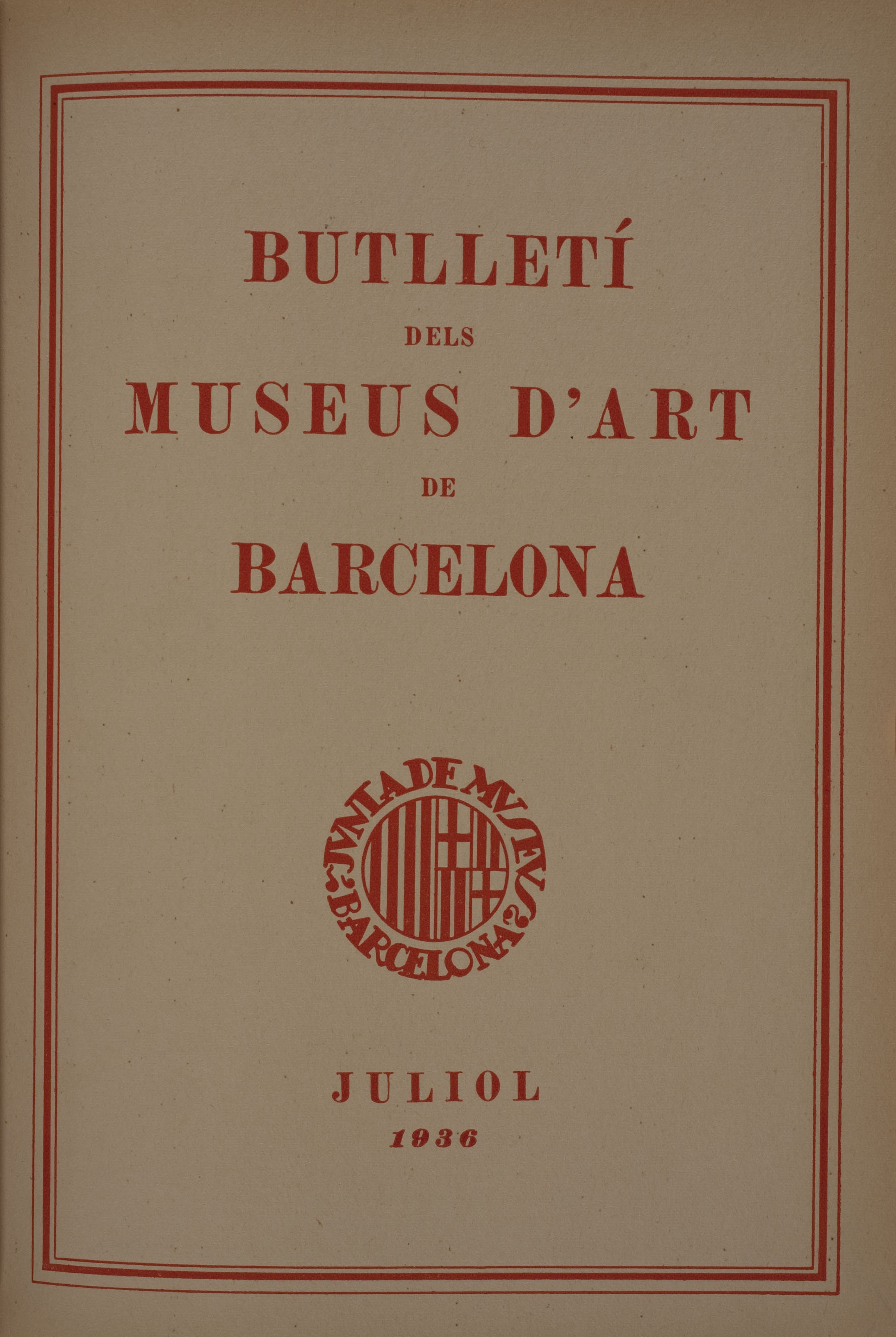 Vol. 6, núm. 62 (juliol 1936) 