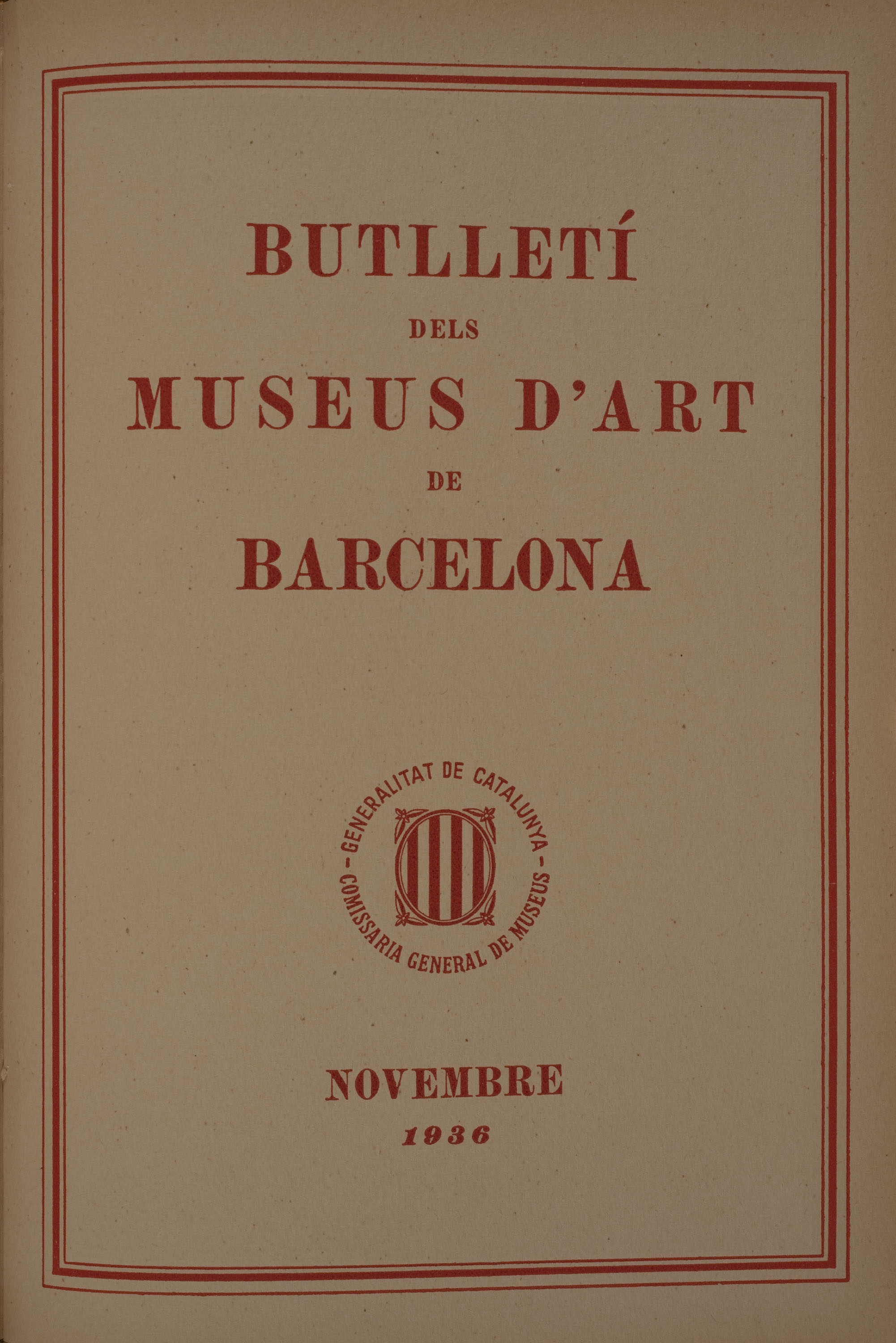 Vol. 6, núm. 66 (novembre 1936) 