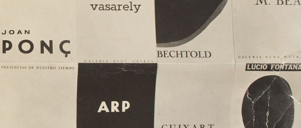 Del segundo origen. Artes en Cataluña 1950-1977