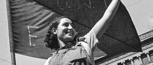 Miliciana (detall), Antoni Campañà, 1936