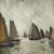 image for: Hans von Bartels - Barques pescadores al Zuiderzee (Països Baixos) - Cap a 1896