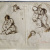 image for: Eduardo Rosales - Estudi per al quadre «Tobies i l&#039;àngel» - Cap a 1857