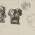 image for: Eduardo Rosales - Mènsules. Estudis per a portada de «La Ilustración Española y Americana» (anvers) / Apunt per a la portada de «La Ilustración Española y Americana» (suplement de desembre... - Cap a 1871