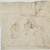 image for: Eduardo Rosales - Estudi per al quadre «Visita de Carles V a Francesc I a la Torre de los Lujanes» (anvers) / Croquis de figures (revers) - Cap a 1860 [1]