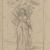 image for: Antoni Caba - Dafne (anvers) / Estudi de figura femenina al·legòrica (revers) - Cap a 1860-1880