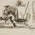 image for: Francesc Gimeno - Dona amb un xai (anvers) / Apunt d&#039;una llar de foc encesa, plantes i un rostre femení (revers) - Cap a 1875-1880 [1]