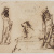 image for: Venanci Vallmitjana - Estudi per a un grup escultòric - Cap a 1876-1881
