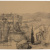 image for: Joan Llimona - Treballs arqueològics a Empúries. Projecte per a l&#039;escala de l&#039;antic palau del Governador del Parc de la Ciutadella (plafó esquerre) - 1925