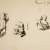 image for: Dutailly - Tres apunts d&#039;estàtues antigues trobades a València - Cap a 1801-1803