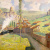 image for: Darío de Regoyos - Pancorbo: el tren que passa - 1901