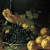 image for: Luis Egidio Meléndez - Natura morta amb pa, pomes, raïm i una ampolla - Cap a 1771