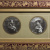 image for: Pau Audouard - Marc amb els retrats d&#039;Eusebi Bertrand i la seva esposa Maria Mata Julià - Cap a 1904