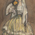 image for: Federico Beltrán Massés - Manola amb mantellina i ventall - Cap a 1915-1925