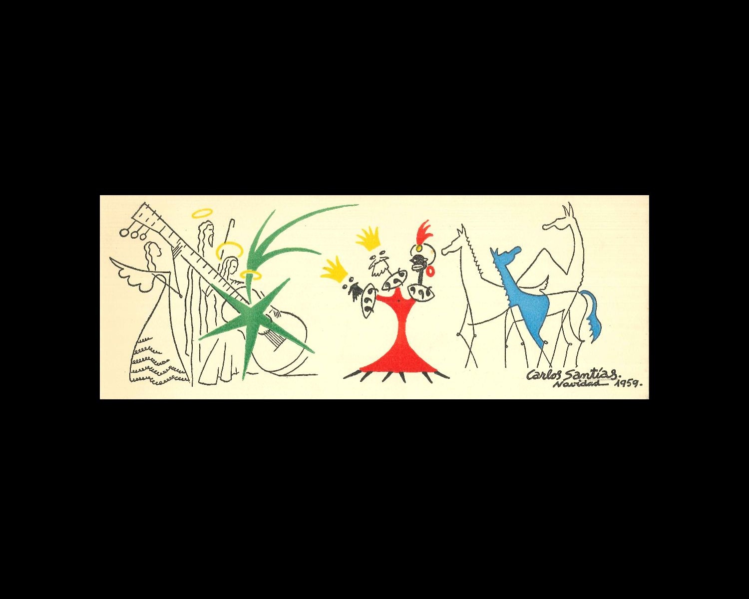 FELICITACIÓ  DE NADAL, 1959