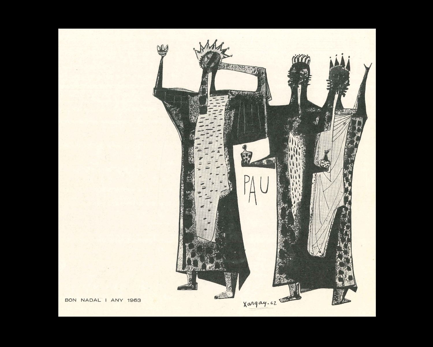 FELICITACIÓ  DE NADAL, 1962