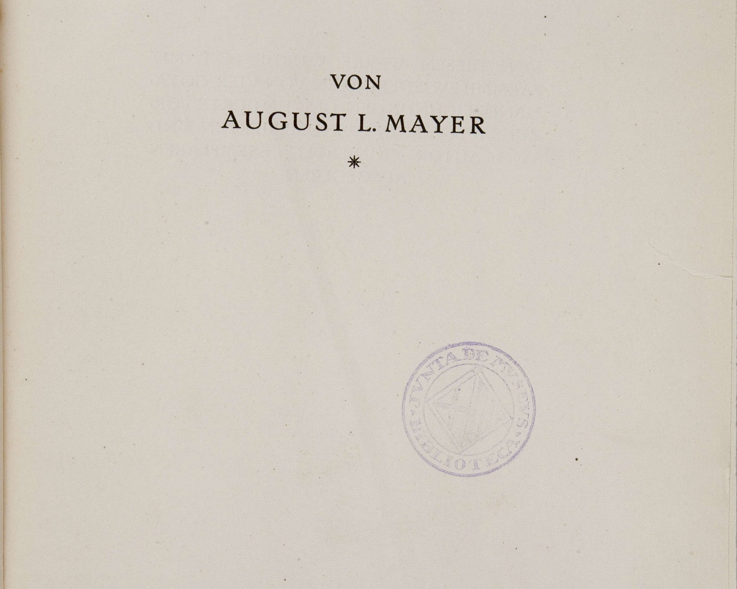 August Liebmann MAYER,Francisco de Goya. München: F. Bruckmann, 1923