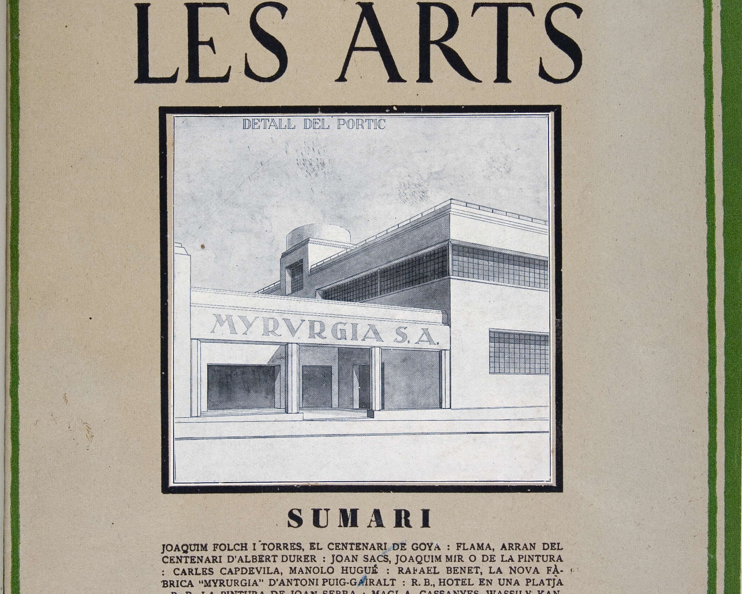 Gaseta de les arts. Juny de 1928, any 1, núm. 1. Barcelona, 1924-1930 Gaseta de les arts. Juny de 1928, any 1, núm. 1. Barcelona, 1924-1930