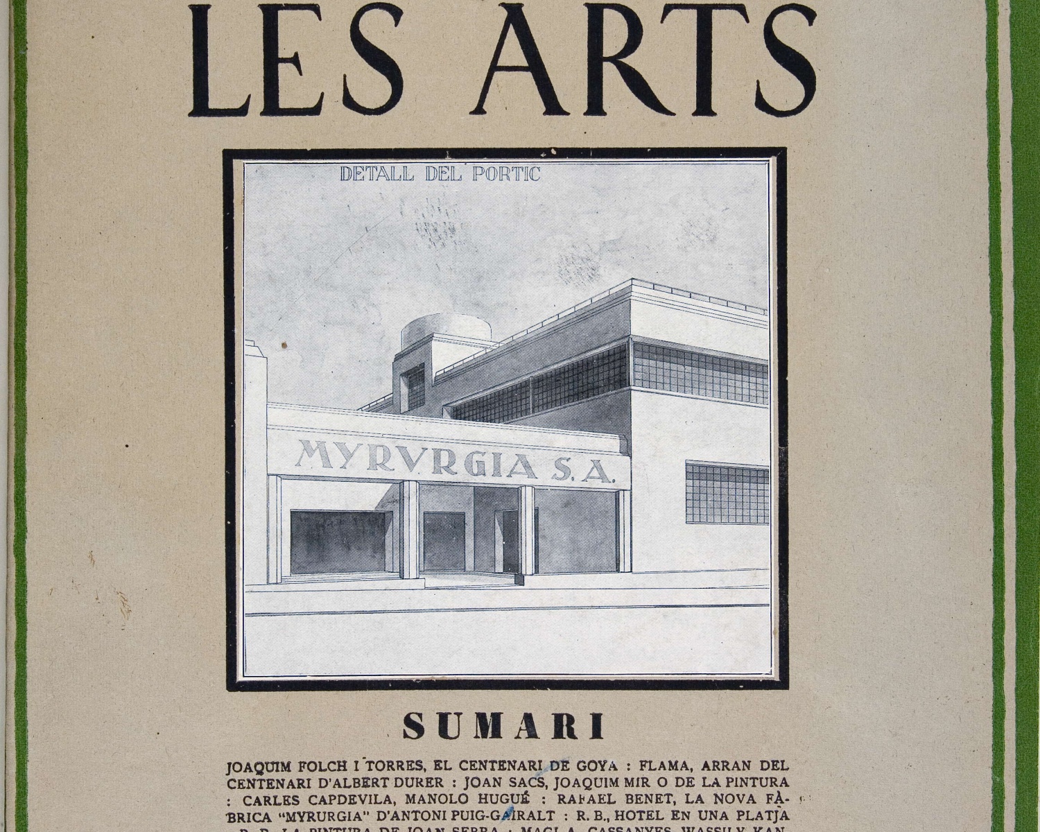 Gaseta de les arts. Juny de 1928, any 1, núm. 1. Barcelona, 1924-1930