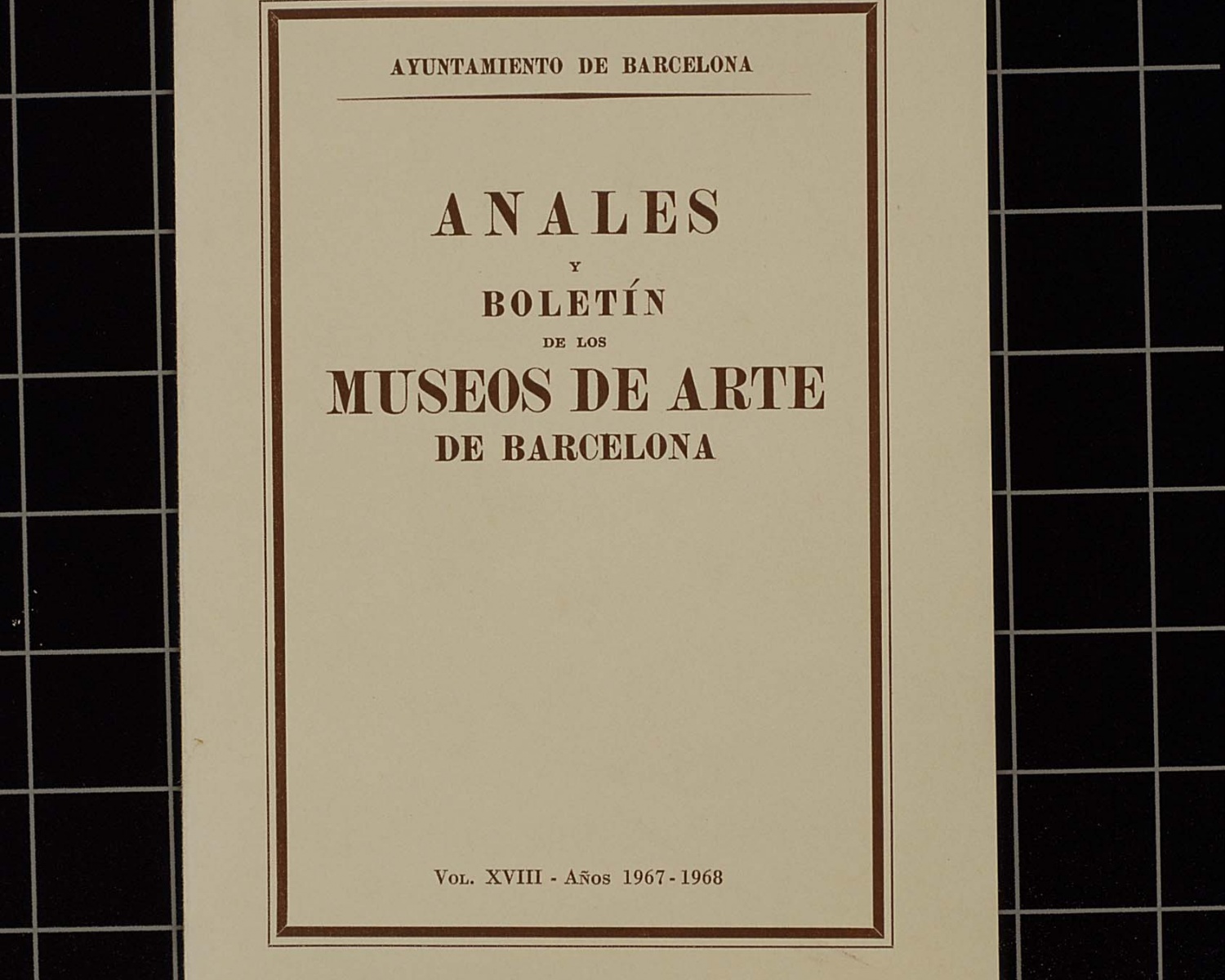 Anales y boletín de los museos de arte. 1960, vol. 14. Barcelona, 1941-1968