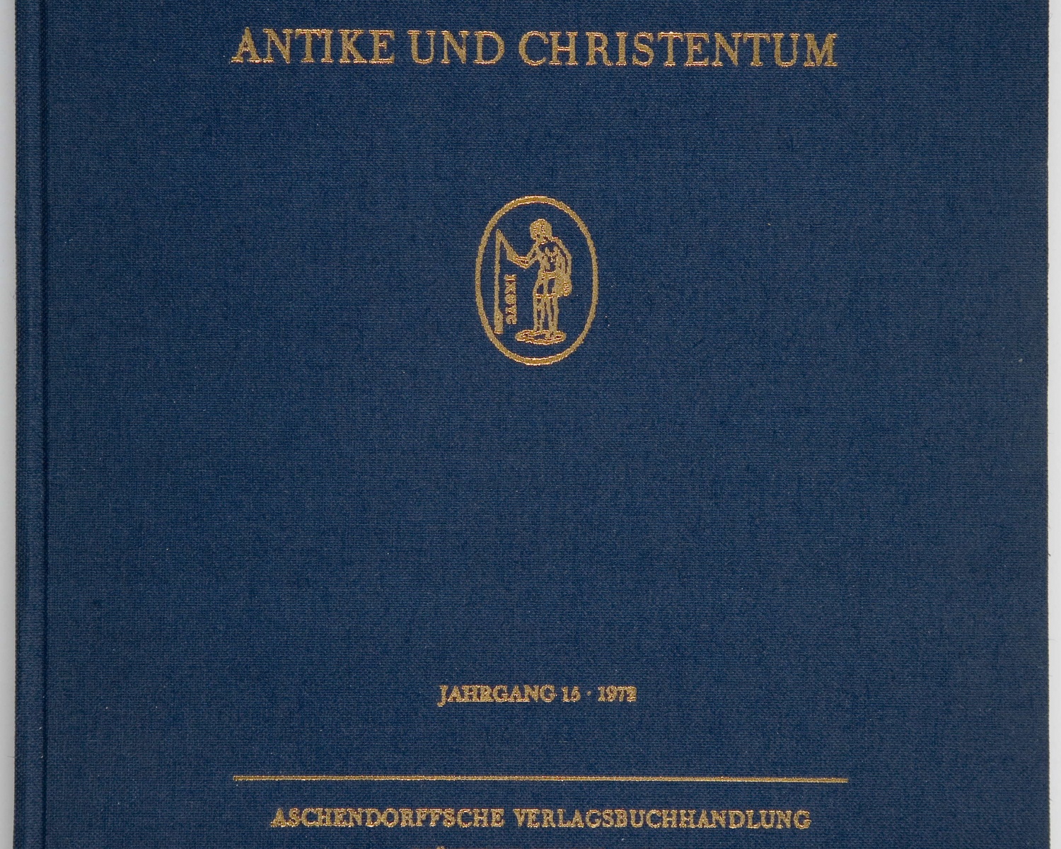 Jahrbuch für Antike und Christentum. 1972, vol. 15. Münster, 1958-