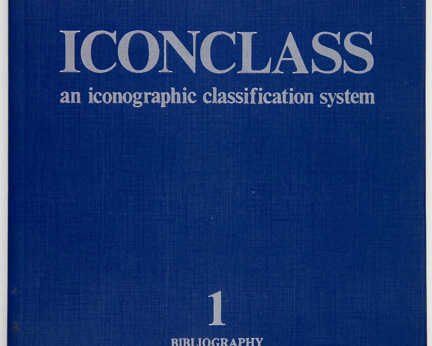 H. van de WAAL, Iconclass: an iconographic classification system. Amsterdam: North-Holland Pub. Co., 1973 H. van de WAAL, Iconclass: an iconographic classification system. Amsterdam: North-Holland Pub. Co., 1973