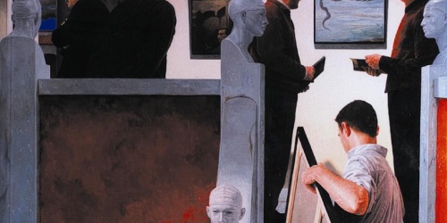OBSERVADORES - Estudiosos, aficionados y turistas dentro del cuadro. 2008 - REYERO, CARLOS
