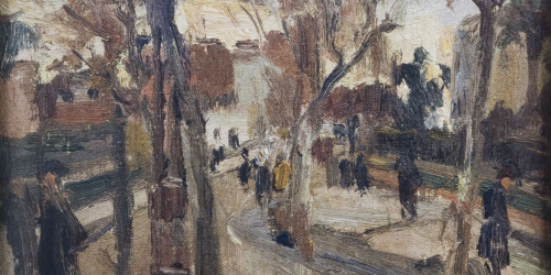 Autumnal Landscape Francesc Gimeno - Autumnal Landscape - 1922