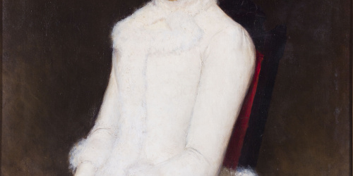 Maria del Pilar Casanovas Fortuny, dona de l'artista Dionís Baixeras - Maria del Pilar Casanovas Fortuny, dona de l'artista - 1885