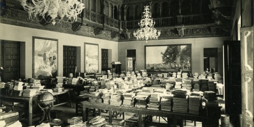 1933-1935 Sala d’actes de la Casa Comunal del Poble Espanyol 1933-1935 Sala d’actes de la Casa Comunal del Poble Espanyol