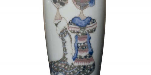 Vas decorat amb dues figures femenines, Maria Rusiñol, 1901-1907
