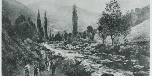 image for: Josep Maria Casals i Ariet - Paisatge amb riu, pastor i cabres - No datat