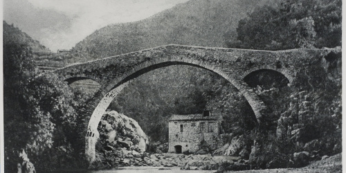 image for: Josep Maria Casals i Ariet - Paisatge amb pont - No datat