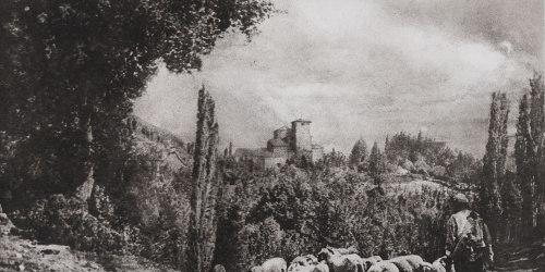 image for: Josep Maria Casals i Ariet - Paisatge amb pastor i ramat - Cap a 1935