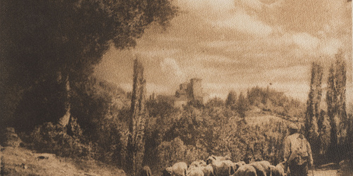 image for: Josep Maria Casals i Ariet - Paisatge amb pastor i ramat - Cap a 1935