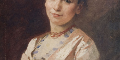 image for: Antoni Caba - Estudi per a retrat de dona - Últim quart del segle XIX