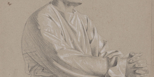 image for: Claudi Lorenzale - Retrat d'home - Cap a 1850-1870
