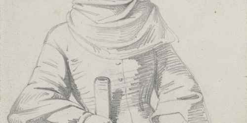image for: Claudi Lorenzale - Retrat de jove - Cap a 1850-1870