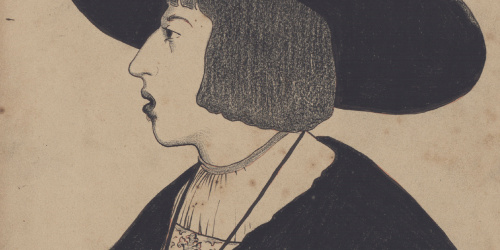 image for: Ignacio Zuloaga - Retrato del Infante Fernando de España (còpia d&#039;una pintura de Lucas de Heere) - Cap a 1894