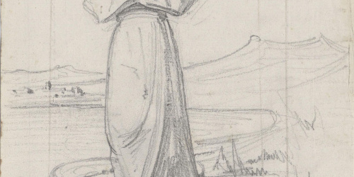 Claudi Lorenzale - Santa Cristina - Cap a 1850-1870 image for: Claudi Lorenzale - Santa Cristina - Cap a 1850-1870