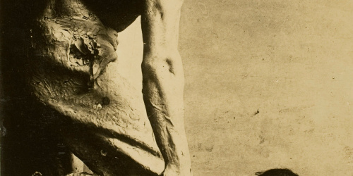 image for: Francesc Serra Dimas - Retrat de Josep Llimona al seu taller - 1904