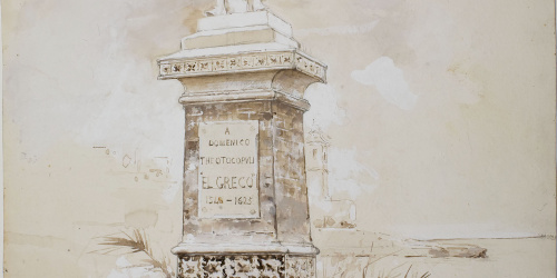 image for: Arcadi Mas i Fondevila - Monument a El Greco, a Sitges - 1898